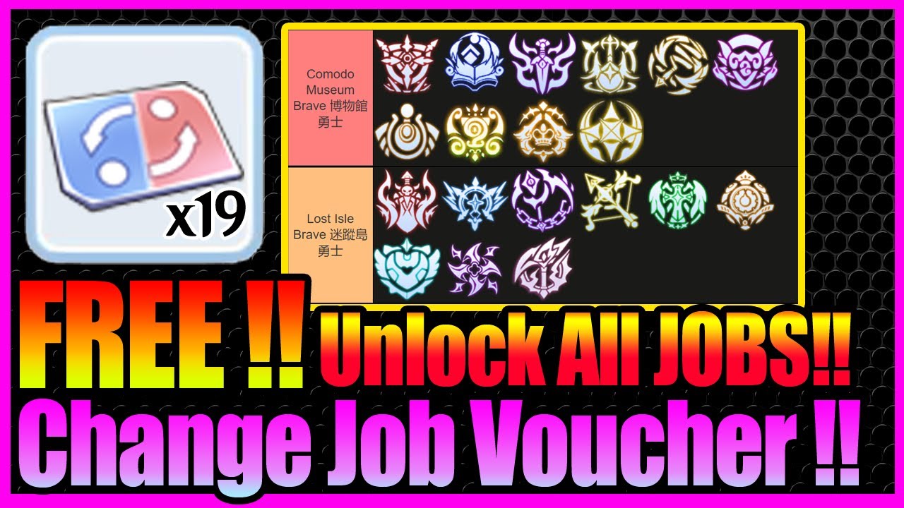 Pantalla de cupones y banner de desbloqueo de la clase de héroe Thor en Ragnarok M Eternal Love