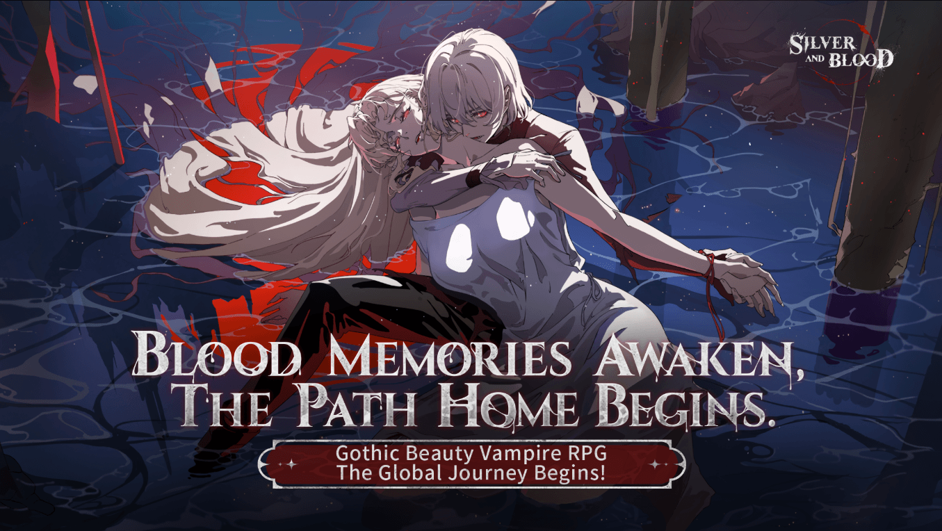 Silver and Blood banner summoning interface showing Moon Tears and Vassal pull rates