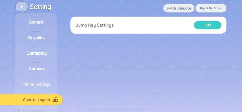 Heartopia customer support contact screen inside general settings menu