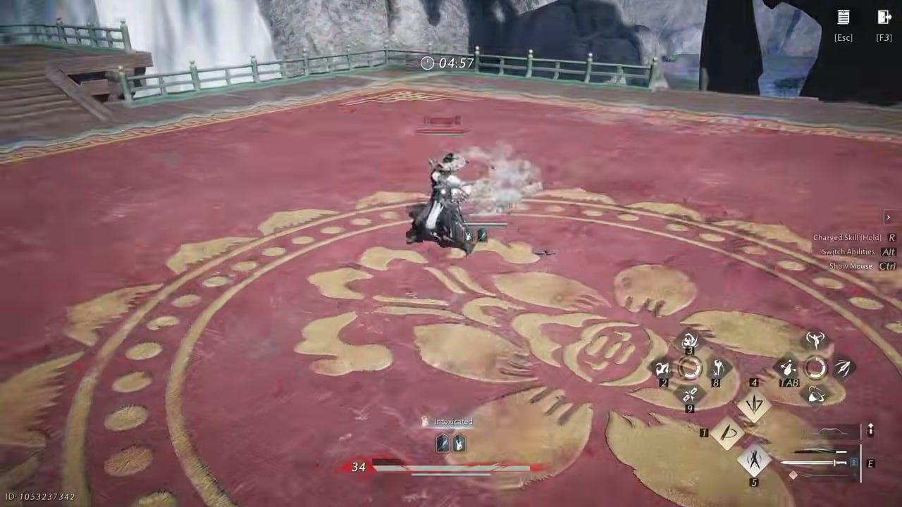 Where Winds Meet arena combat on the martial platform