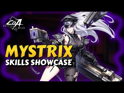 Mystrix class combat showcase with Weapon Case in Crystal of Atlan