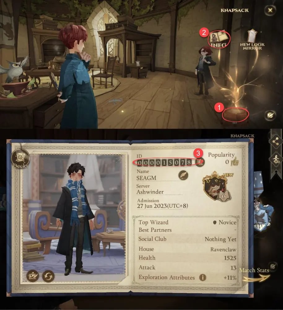 كيفية العثور على UID لشحن Harry Potter: Magic Awakened