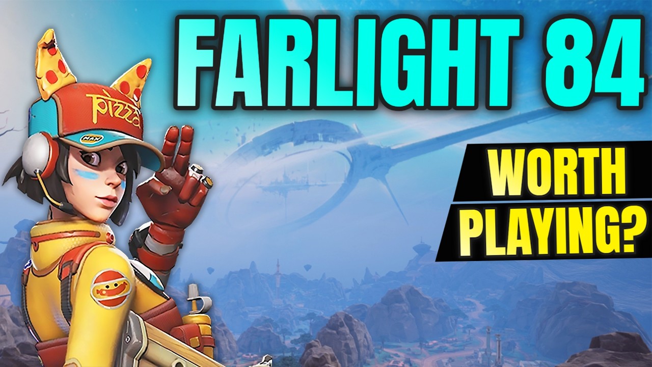Farlight 84 squad combat action during a battle royale match