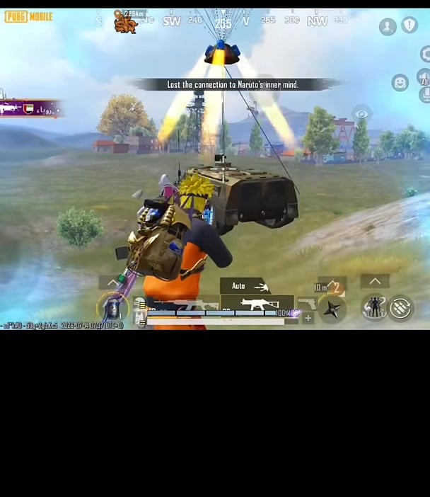 PUBG Mobile BRDM-2 airdrop for Nine-Tails boss