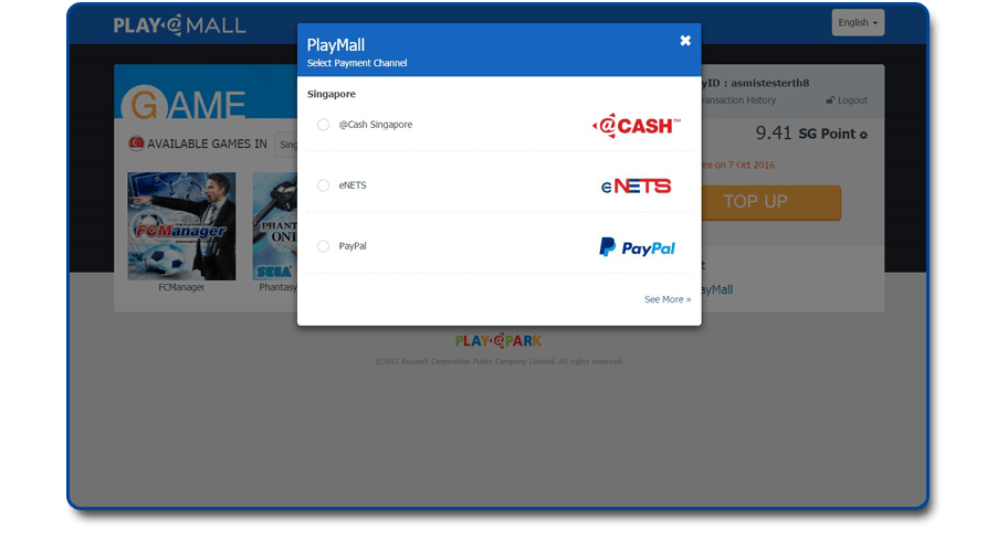 Page de paiement YouGoPay Malaisie