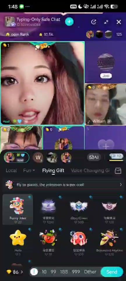 Scheda Regalo Volante BIGO Live Aereo Gioiello