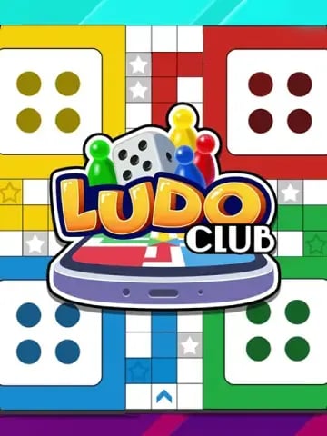 Aspectos de fichas y dados de Ludo Club junto a iconos de Cash y Coins