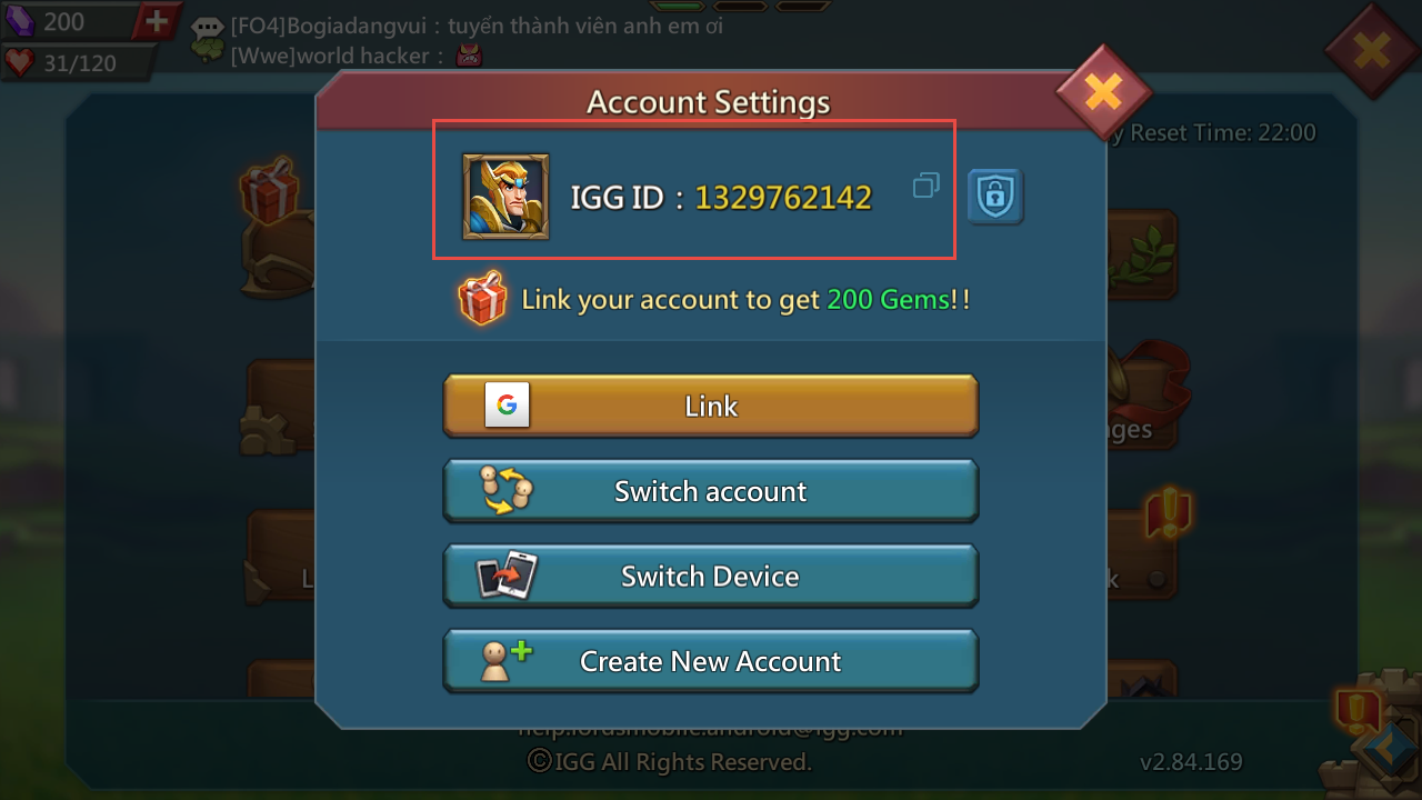 How to find your Lords Mobile Diamonds UID