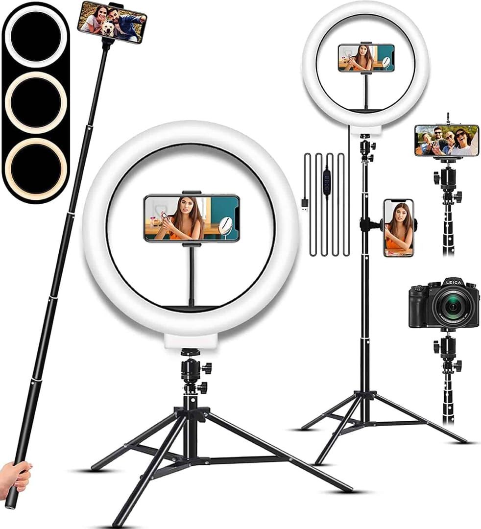 Streamer di BIGO LIVE che regola illuminazione ed esposizione