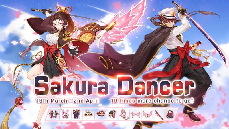 Banner de gacha de Eternal Love con atuendo y montura limitados