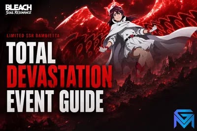 Bleach Soul Resonance Total Devastation event rewards overview screen
