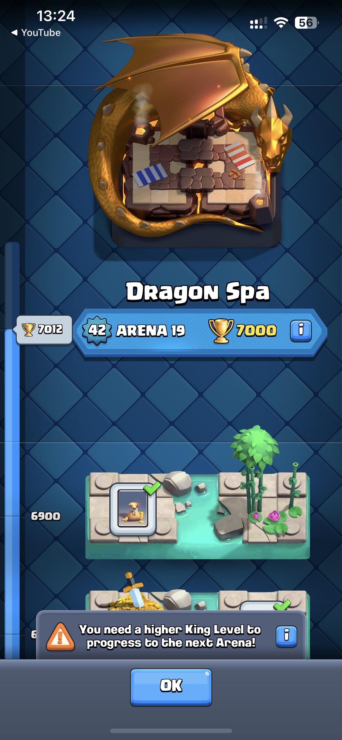 Cesta trofejí v Clash Royale ukazuje nové arény mezi 10 000 a 12 000 trofejemi