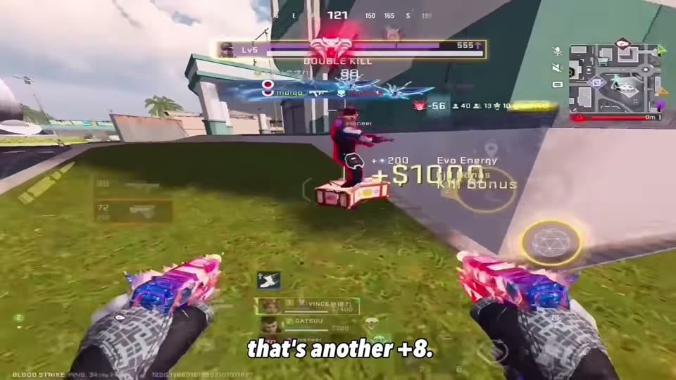Blood Strike FOV double kill wide FOV fight