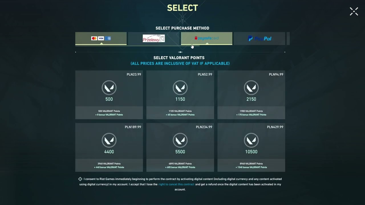 Jak najít své UID pro Valorant Points (VP)