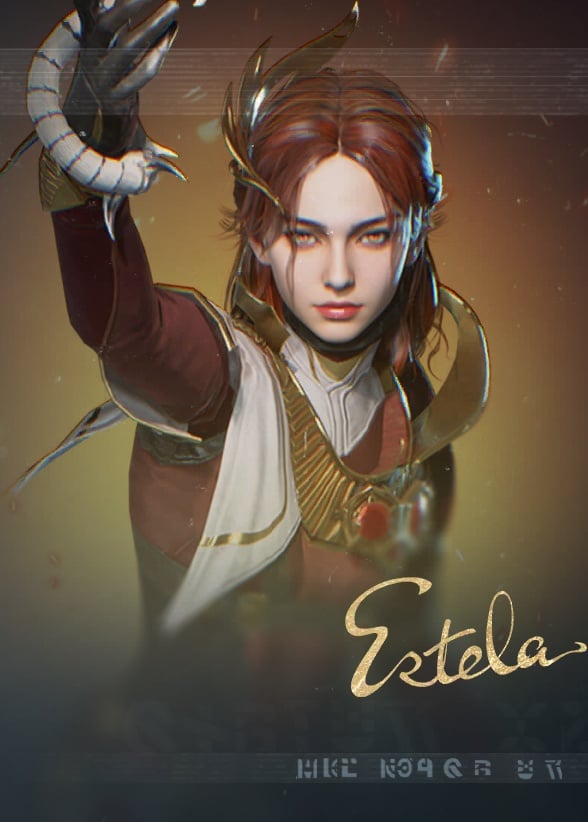 Destiny Rising Estela character art portrait