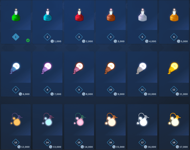Steam Points Shop seasonal badges and community rewards interface