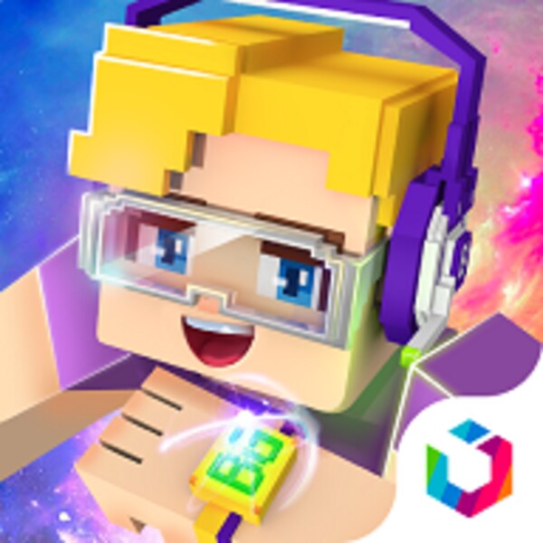 Android screen showing the Blockman Go lobby and the avatar icon at the top left