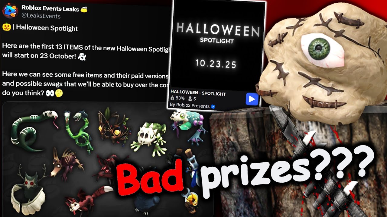Leaked Roblox Halloween 2026 event shop accessories and item models