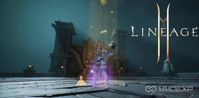 Personaje luchando contra grupos de monstruos en la Torre de Cruma en Lineage2M