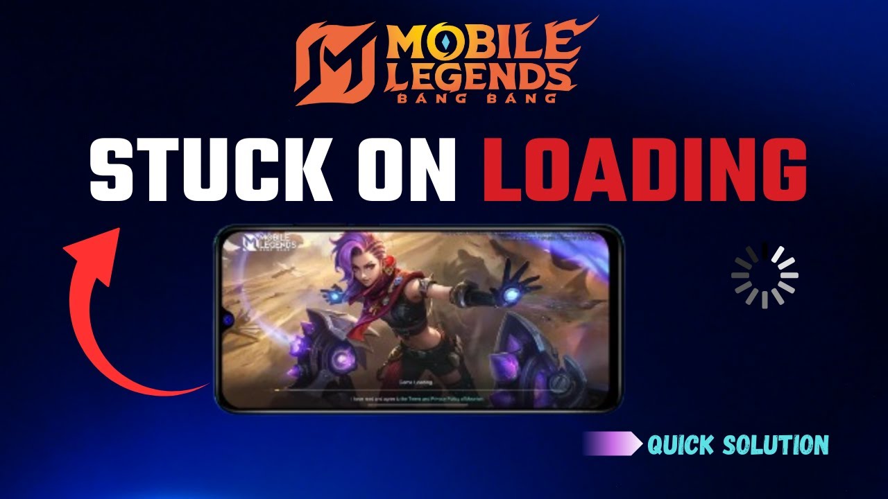 Mobile Legends loading screen stuck on Android showing match loading bar