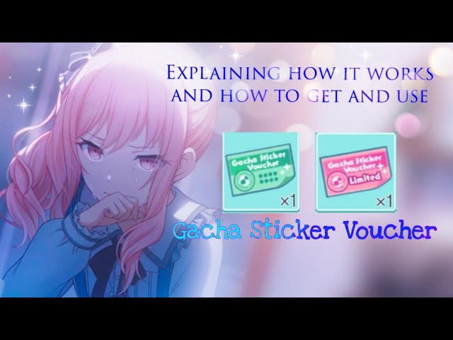 Hatsune Miku Colorful Stage gacha sticker exchange counter and voucher trade