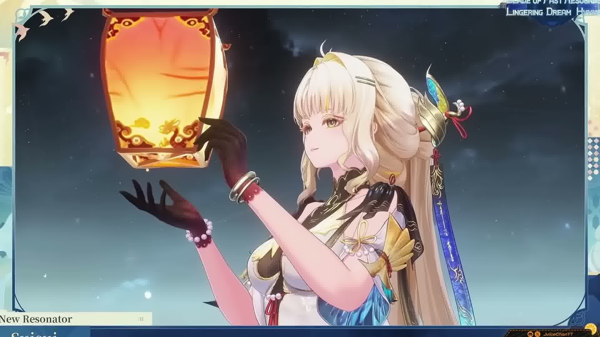 Wuthering Waves Suisui lantern cinematic Resonator art