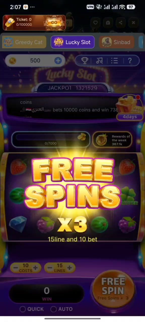 Rotiri gratuite și jackpot Habi Lucky Slot