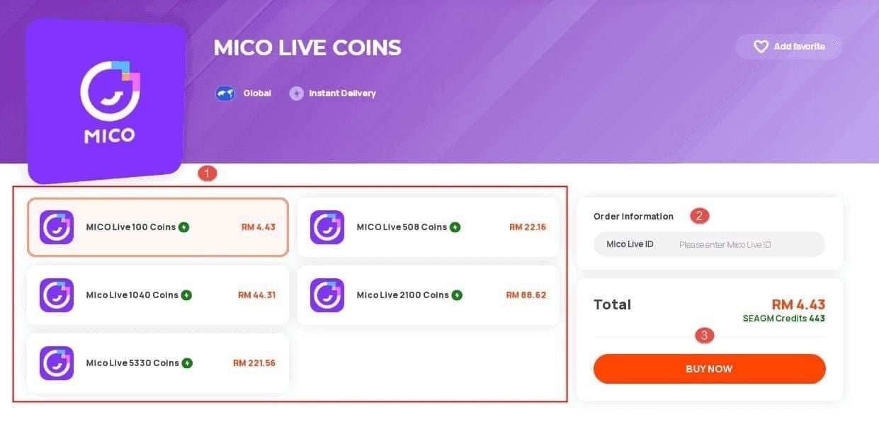 How to find your Mico Live Coins UID