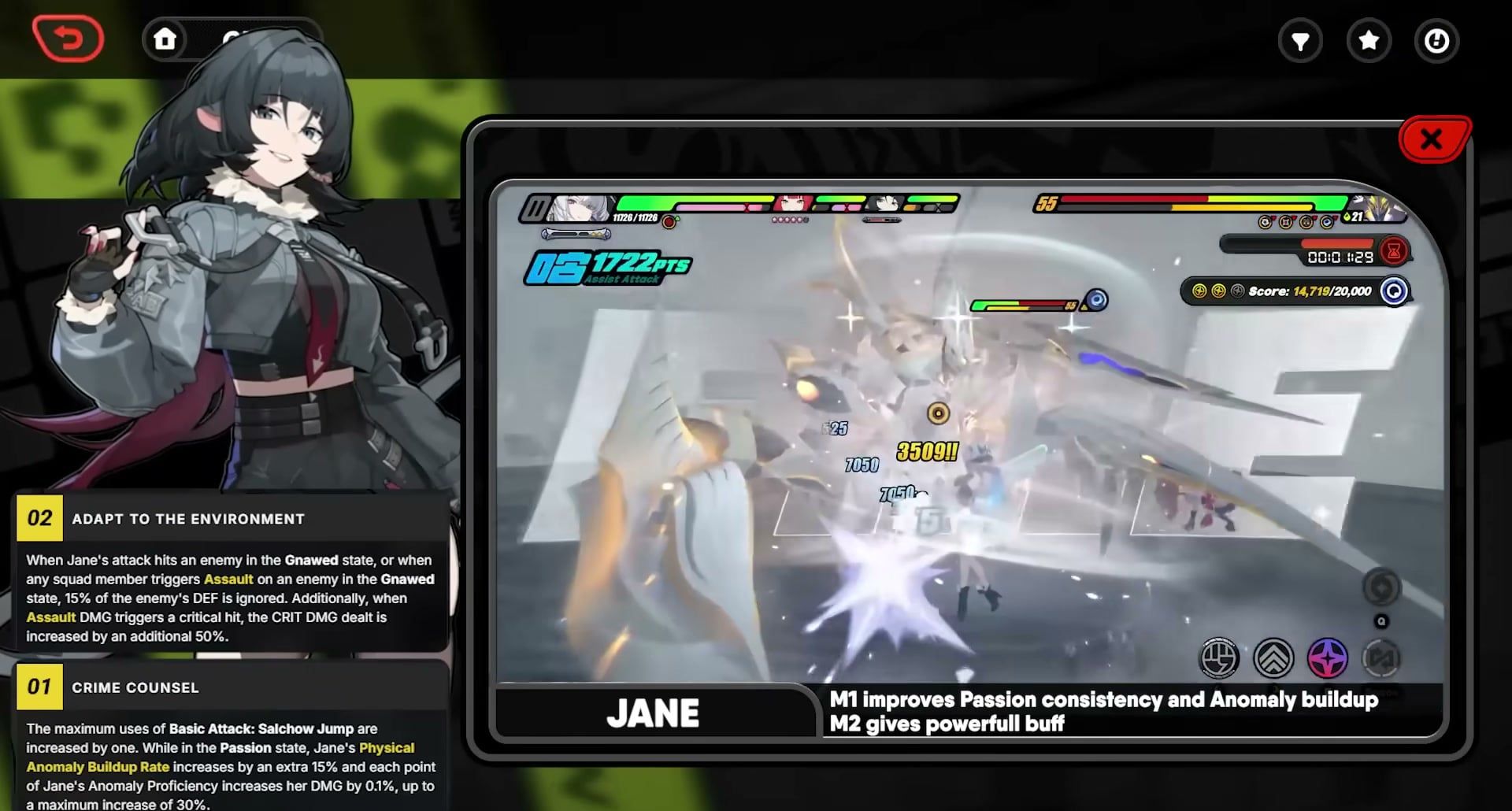 Zenless Zone Zero free agent selector Jane Remielle long-term value