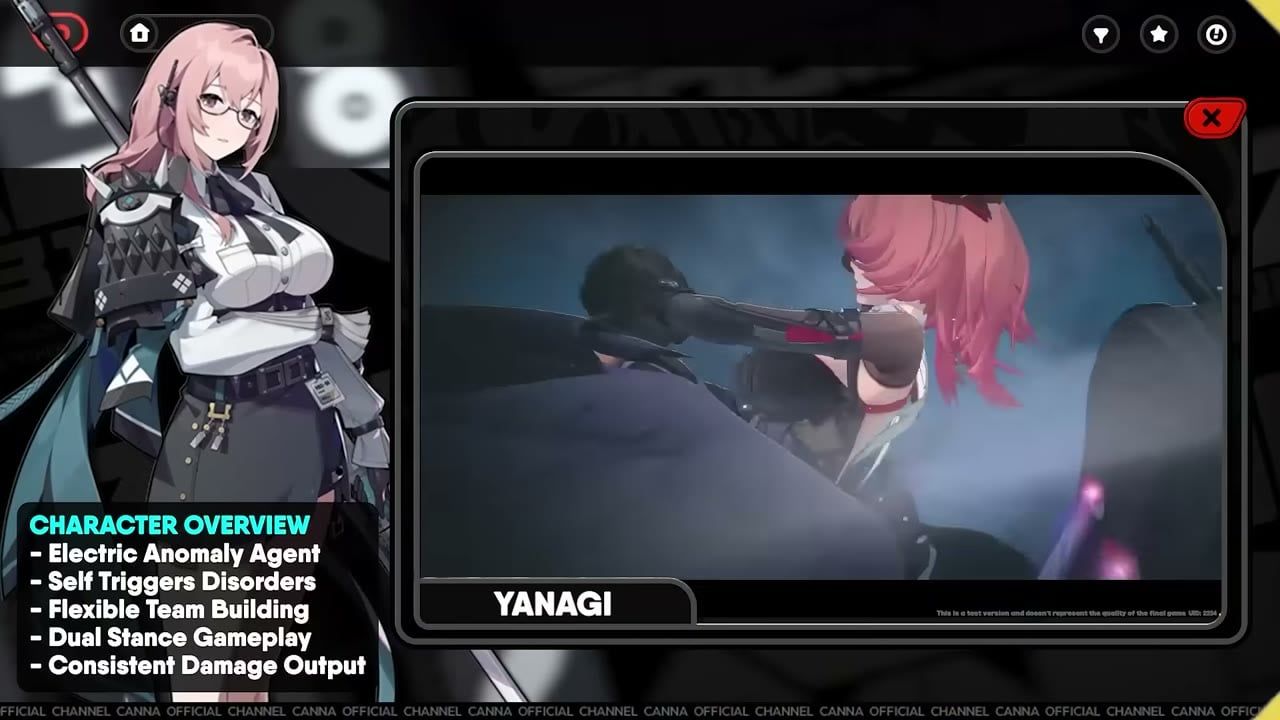وكيل بحث مخصص عالي القيمة Yanagi Zenless Zone Zero