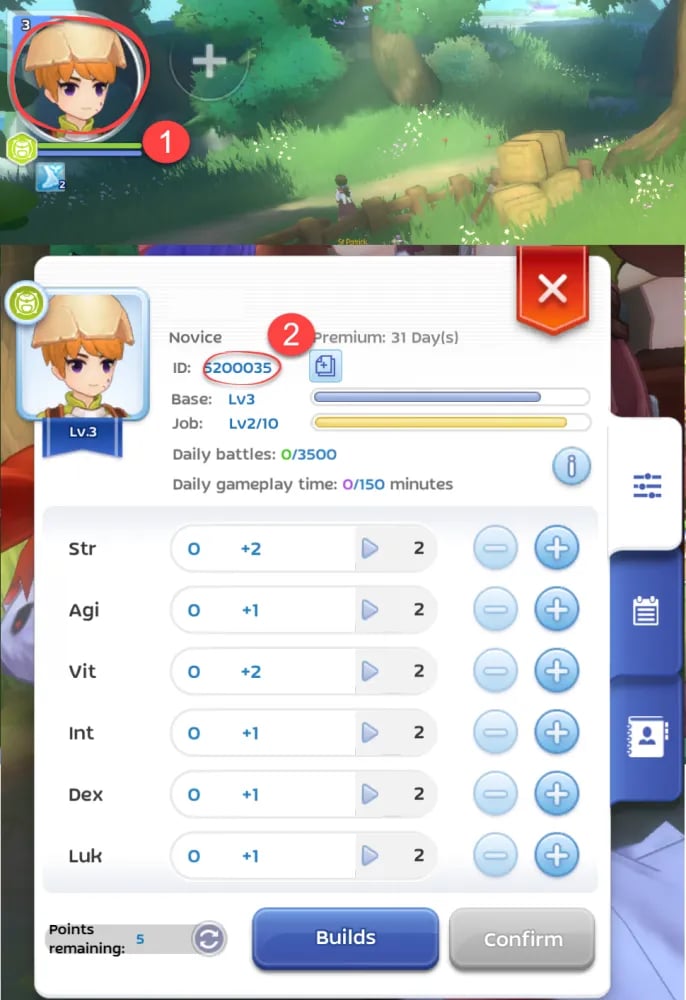 Hoe vind je jouw Ragnarok M: Classic Zeny UID