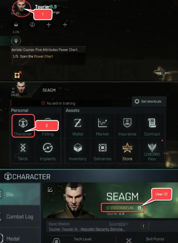 How to find your EVE Echoes AUR UID