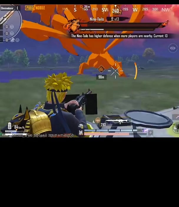 PUBG Mobile Nine-Tails higher defense nearby players tip