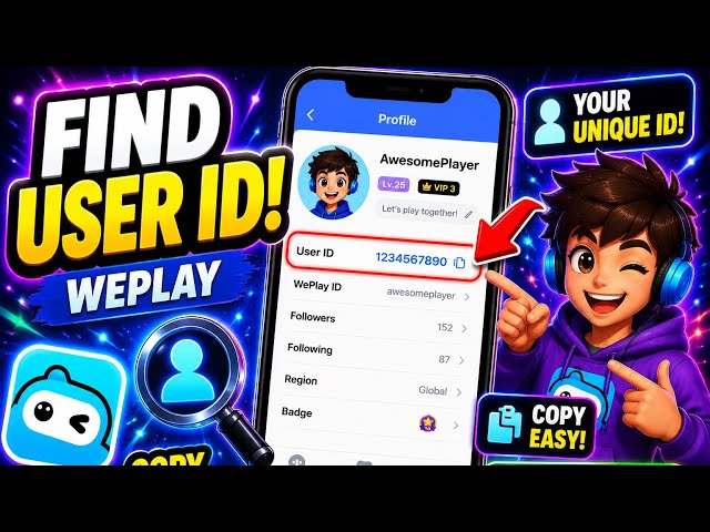 Comment trouver votre UID WePlay