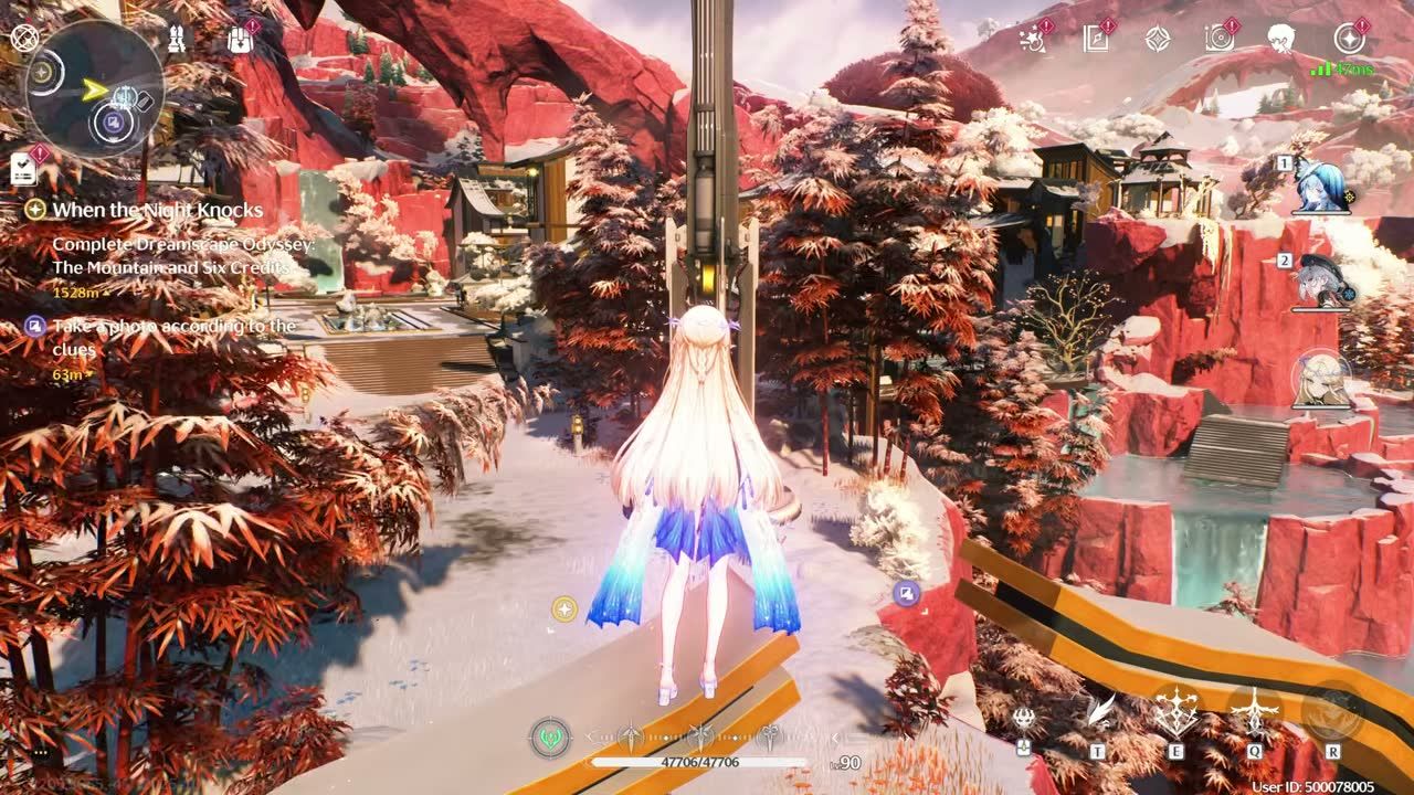 Wuthering Waves open world Mt Firmament exploration