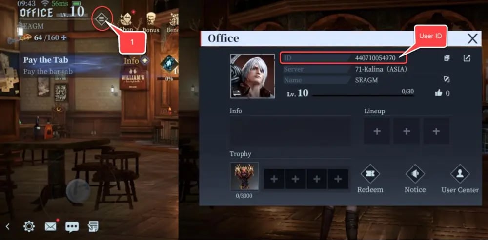 Jak najít své UID pro dobití Devil May Cry: Peak of Combat