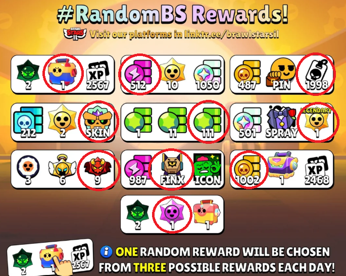 Menú de misiones de evento con seguimiento de caramelos en Brawl Stars
