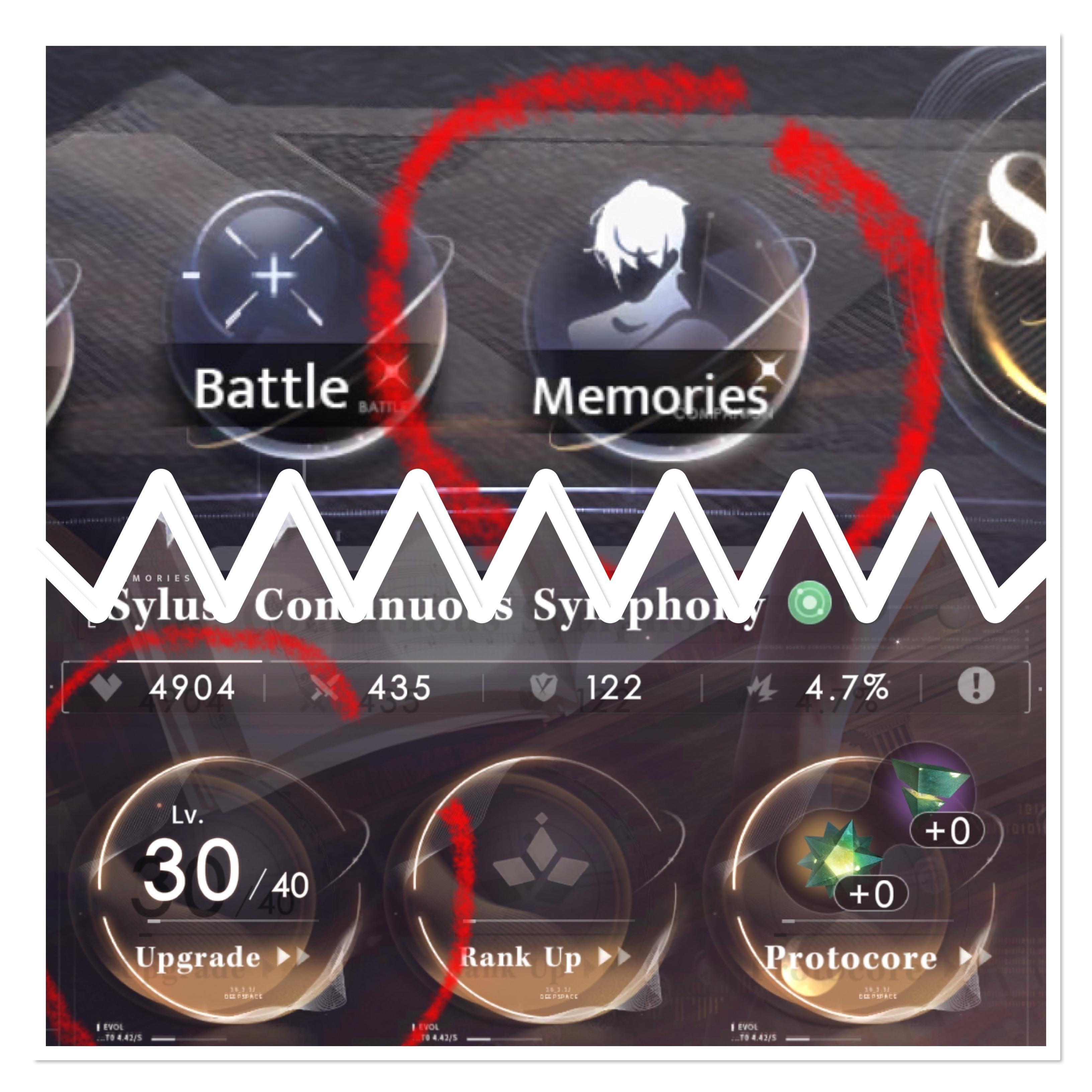 Love and Deepspace Memory card upgrade screen showing Level 70 Star 5 progression