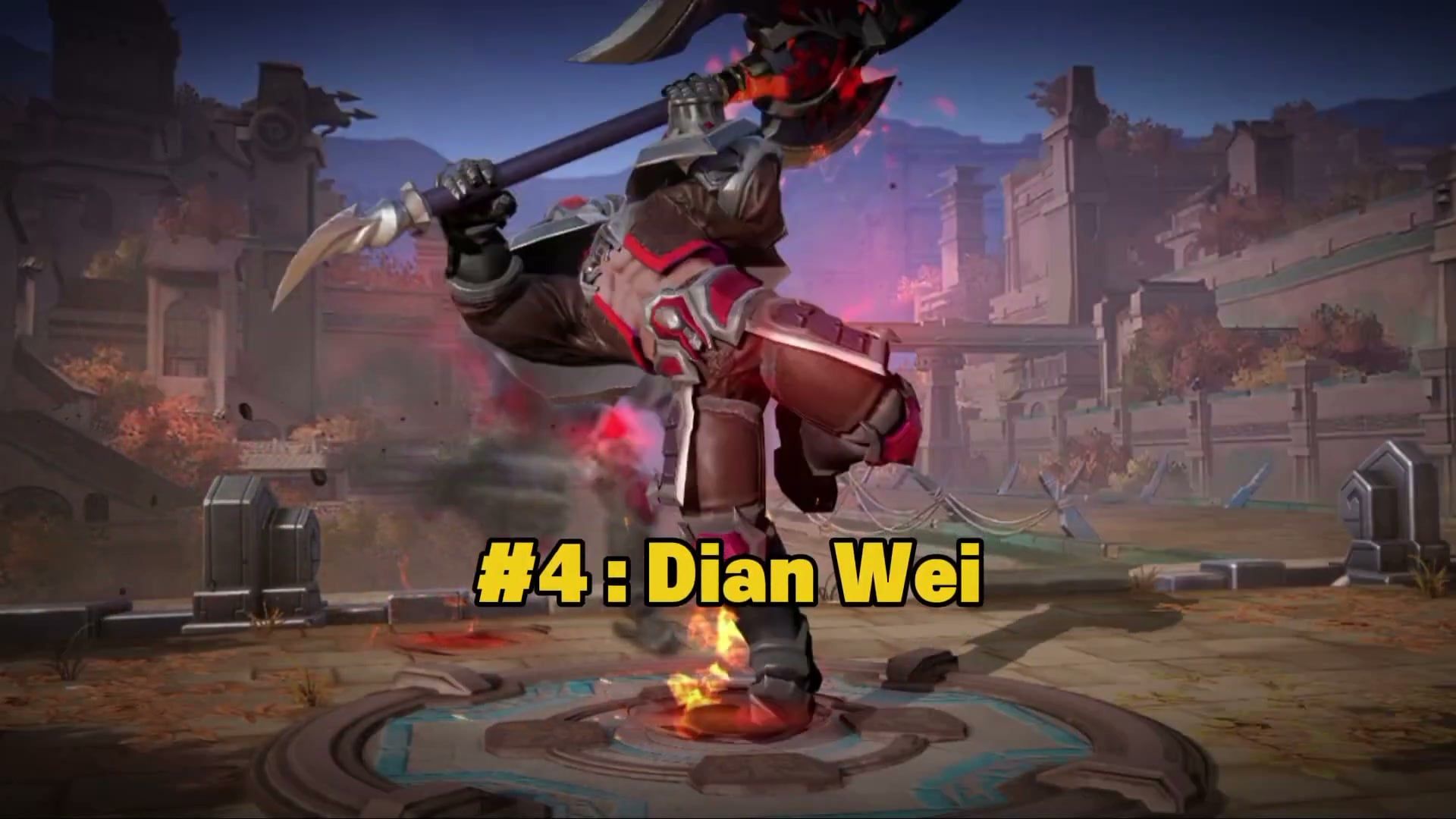 Dian Wei Honor of Kings jungler Grandmaster