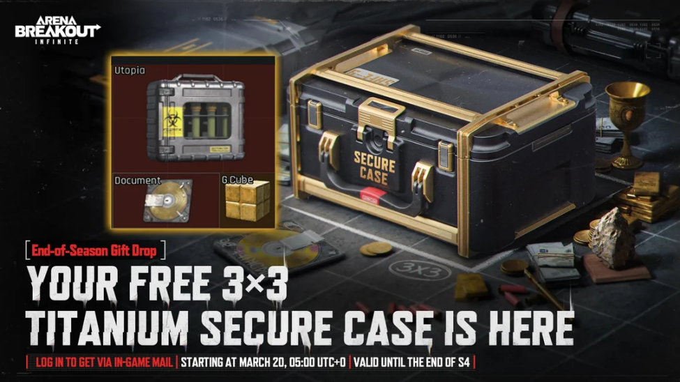 Arena Breakout Infinite operator inventory stash and secure case interface
