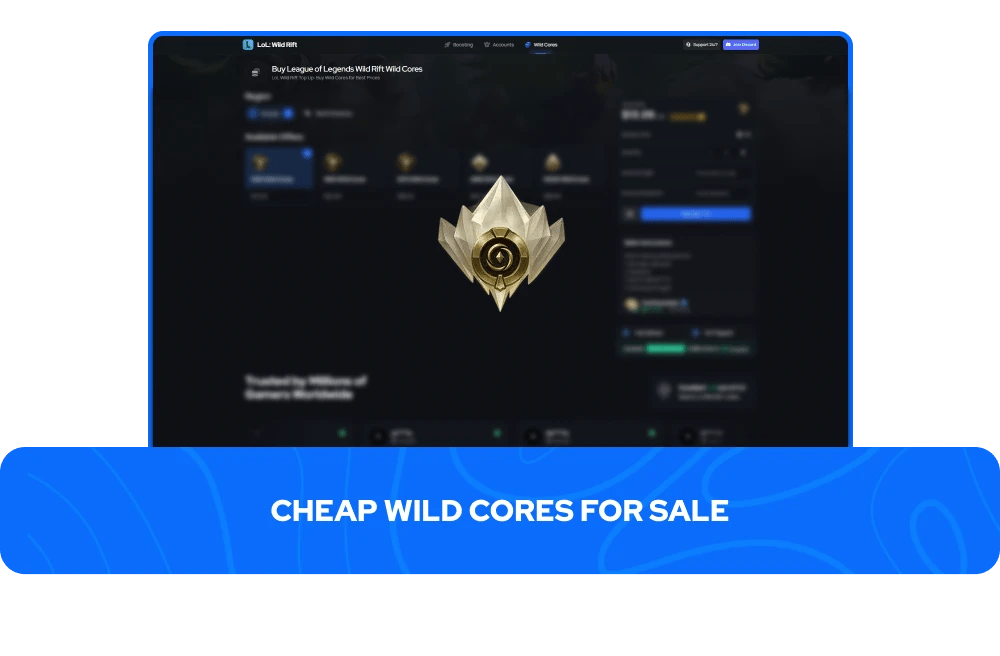 Icono del paquete de 10300 Wild Cores en Wild Rift