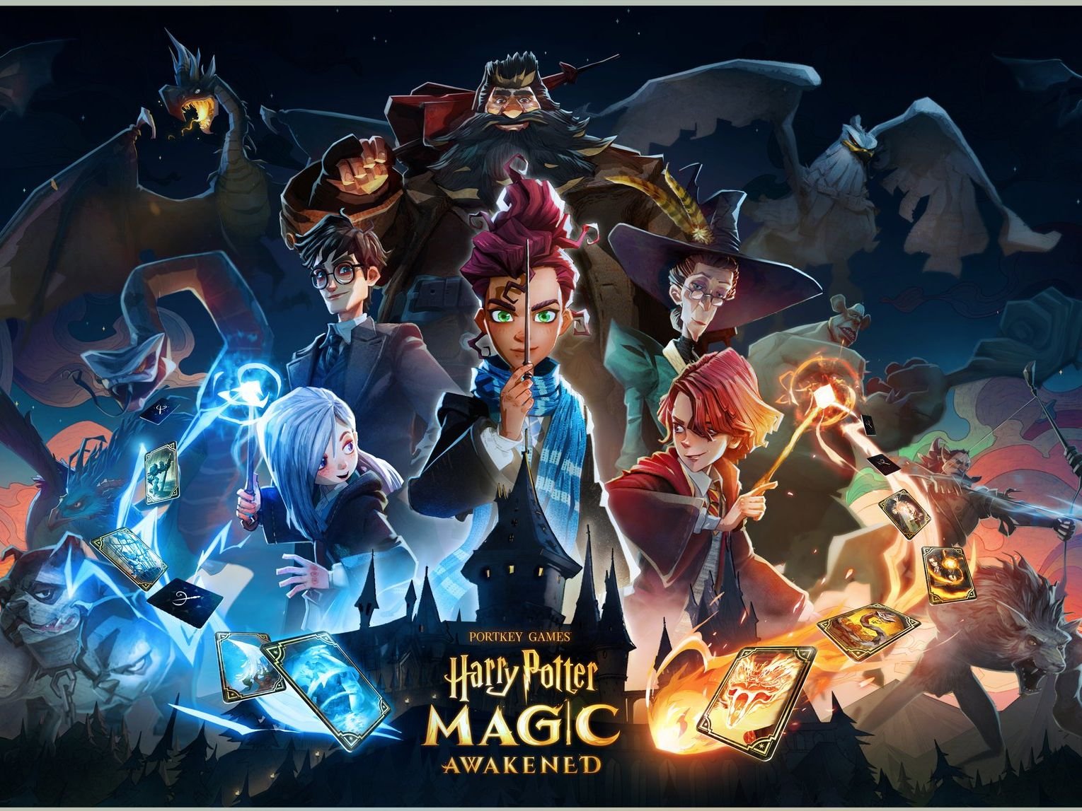 Player opening Magical Studies card packs in Harry Potter Magic Awakened