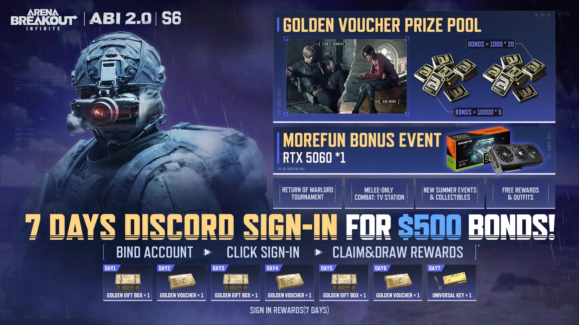 صندوق البريد داخل لعبة Arena Breakout يعرض المطالبات بالمكافآت مع مؤقت انتهاء صلاحية لمدة 30 يوماً