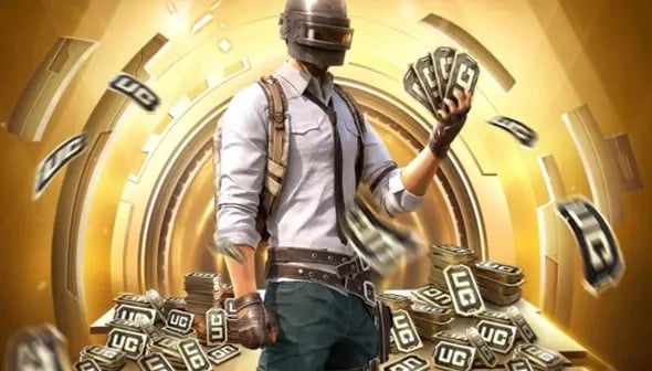 PUBG Mobile crate opening screen displaying Unknown Cash balance