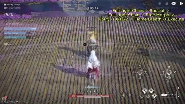 Where Winds Meet Gauntlets optimized Free Morph combo string