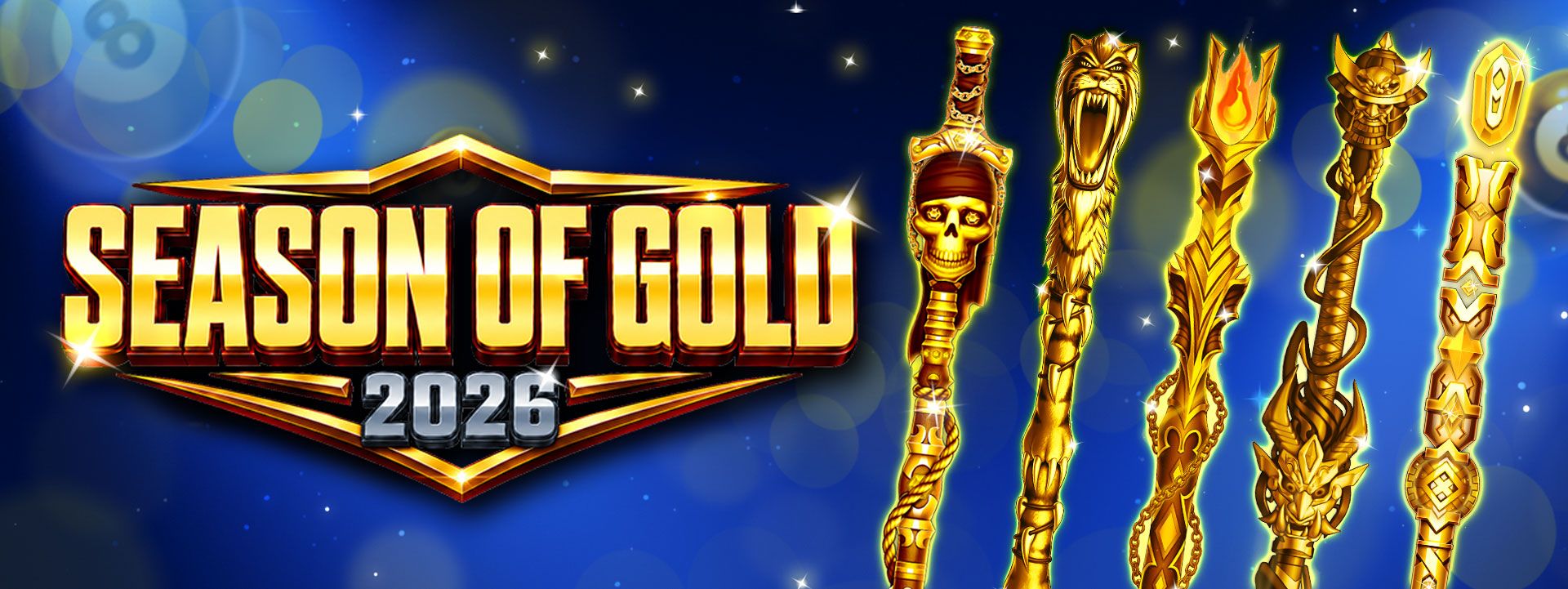 8 Ball Pool seasonal pass milestone rewards and token progression screen