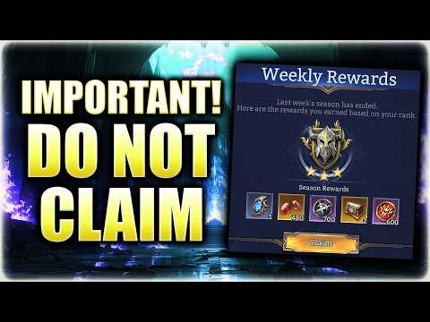مستويات مكافآت التسوية الأسبوعية في حلبة Watcher of Realms تعرض الألماس وبلورات الاستدعاء