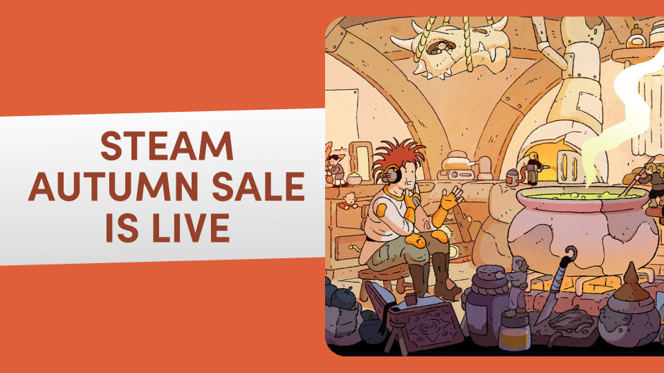 Steam store seasonal sale game discounts displayed on desktop