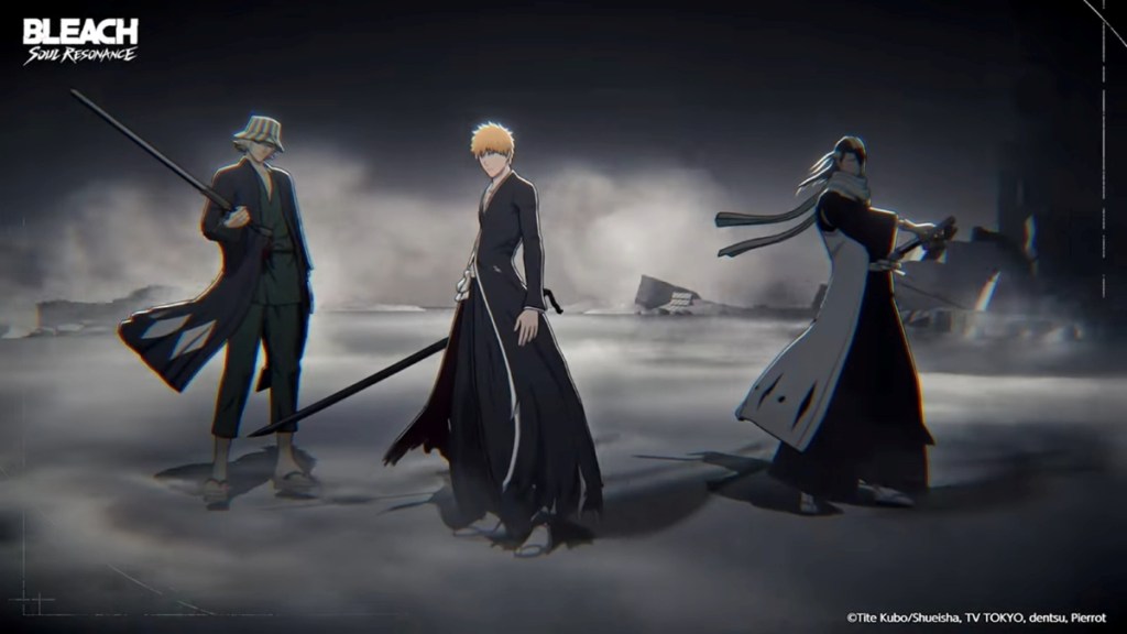 Animazione fluida di combattimento con spada senza motion blur in Bleach Soul Resonance